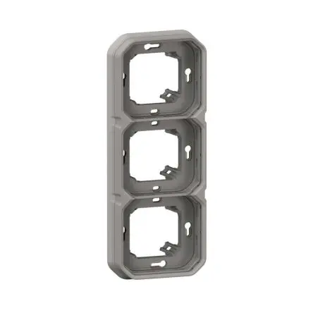 Produktfoto 1 von Legrand Lichtschalterabdeckung Grau Thermoplast