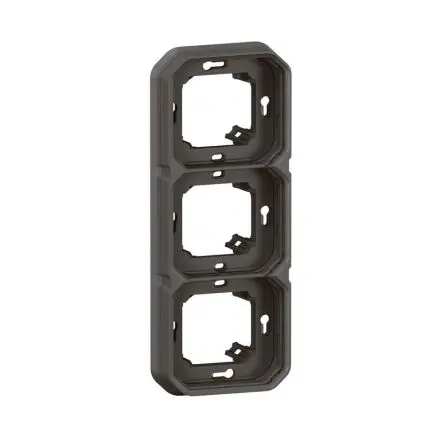 Produktfoto 1 von Legrand Lichtschalterabdeckung Schwarz, Grau Thermoplast