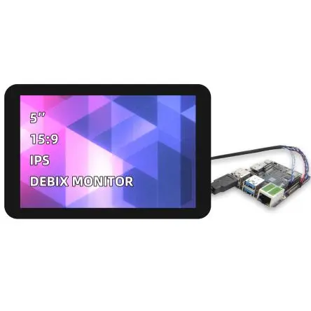 Produktfoto 1 von Okdo 5 Zoll Anzeigetafel, TFT DEBIX SBC Display