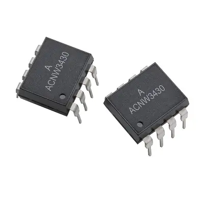 Produktfoto 1 von Broadcom ACNW THT Optokoppler / IGBT, MOSFET-Out, 8-Pin