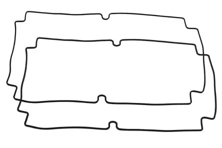 Produktfoto 1 von Hammond Dichtung Silikon, für Gehäuse 1554 und 1555 X IP66 1554 1.7 mm 300 mm 200mm