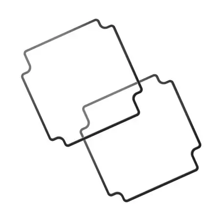 Produktfoto 1 von Hammond Dichtung Silikon, für Gehäuse IP66 1550Z 2.3 mm 121 mm 121mm