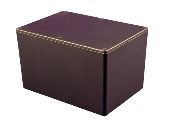 Produktfoto 1 von Hammond 1550 Aluminiumdruckguss Abzweigdose Schwarz IP54 Breite 121 mm Höhe 101 mm Länge 171 mm