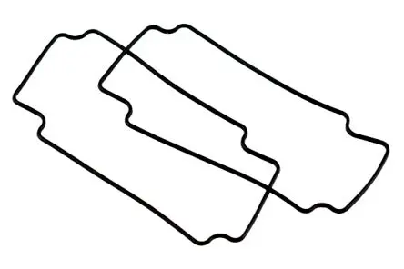 Produktfoto 1 von Hammond Dichtung Silikon, für Gehäuse 1554 und 1555 C, C2 und D2, D IP66 1554 1.5 mm 119 mm 66mm