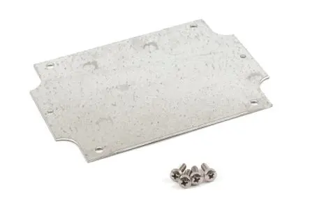 Produktfoto 1 von Hammond Frontplatte Stahl, für Gehäuse 1554 und 1555 F, F2 und G2, G 1554 1.63 mm 119 mm 89mm