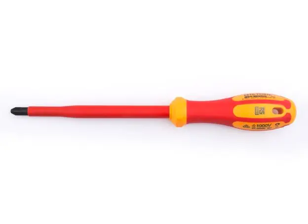 RS PRO VDE 1000V zugelassen PH3 Isoliert, Chrom Vanadium Stahl, Molybdänstahl, 270 mm / Klinge 150 mm