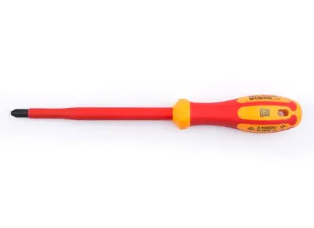 Produktfoto 1 von RS PRO VDE 1000V zugelassen PH3 Isoliert, Chrom Vanadium Stahl, Molybdänstahl, 270mm / Klinge 150 mm