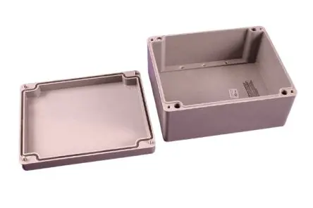 Produktfoto 1 von Hammond 1590ZGRP; Gehäuse; GF Polyester; Grau; IK08 IP66 Breite 250 mm Höhe 115 mm Länge 200 mm