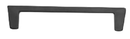 Produktfoto 1 von Hammond Matt Schwarz Aluminium Griff, L 87.5 mm H 7.8 mm B 40 mm