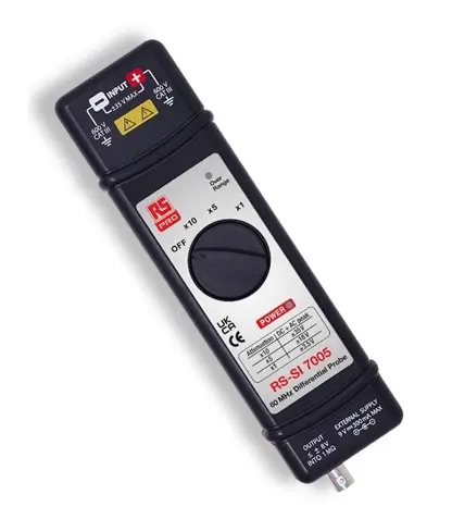 Produktfoto 1 von RS PRO Oszilloskoptastkopf Differenzial, Aktiv 60 MHz 12 V BNC