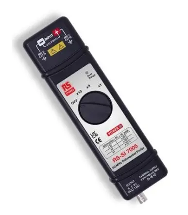 Produktfoto 1 von RS PRO Oszilloskoptastkopf Differenzial, Aktiv 60 MHz 12 V BNC
