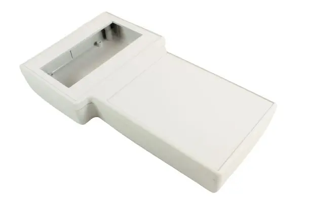 Produktfoto 1 von Hammond Serie 1592 Tragbares Gehäuse, ABS, 234 mm, 130 mm, H. 34 mm, Schwarz, Grau