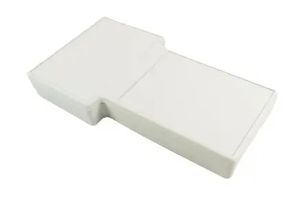 Produktfoto 1 von Hammond Serie 1592 Tragbares Gehäuse, ABS-Kunststoff, 234 mm Anzeige, 130 mm, H. 34 mm, Schwarz, Grau