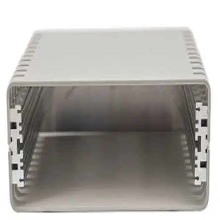 Produktfoto 1 von Hammond, Aluminiumgehäuse, Beige, Aluminium 124 mm, 61 mm, 180 mm, 1402