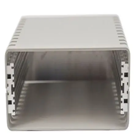 Produktfoto 1 von Hammond, Aluminiumgehäuse, Beige, Aluminium 185 mm, 61 mm, 180 mm, 1402