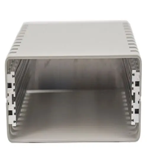 Produktfoto 1 von Hammond, Aluminiumgehäuse, Beige, Aluminium 185 mm, 61 mm, 180 mm, 1402