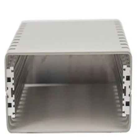 Produktfoto 1 von Hammond, Aluminiumgehäuse, Beige, Aluminium 185 mm, 61 mm, 180 mm, 1402
