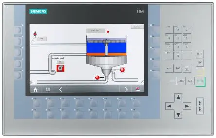 Produktfoto 1 von Siemens, KP900 Comfort, HMI-Bediengerät, TFT, 800 x 480 pixel, 9 Zoll