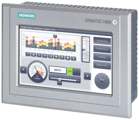 Produktfoto 1 von Siemens, TP700 Outdoor, HMI-Bediengerät, TFT, 800 x 480 pixel, 7 Zoll