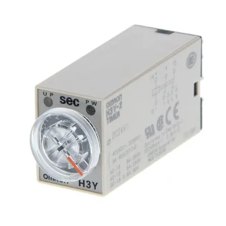 Produktfoto 1 von Omron Zeitrelais 200 to 230 V ac 200V ac, 230 V ac, 30 min, 4 Kont. 1, 2-poliger Umschalter