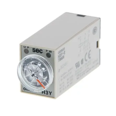 Produktfoto 1 von Omron Zeitrelais 24 V ac 24V ac, 0.5 to 10 s, 4 Kont. 1, 2-poliger Umschalter