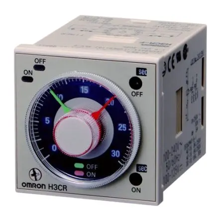 Produktfoto 1 von Omron Zeitrelais 100V ac, 125 V ac, 240 V ac, 0.05 to 1080000 s, 11 Kont., 2-poliger Umschalter