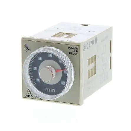 Produktfoto 1 von Omron Zeitrelais 100 to 120 V ac 100V ac, 120 V ac, 0.05 to 12 min, 2 Kont., 2-poliger Umschalter