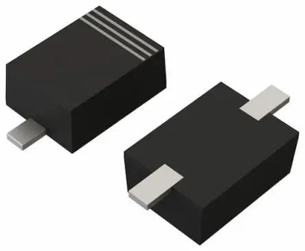 Produktfoto 1 von ROHM Zenerdiode Einfach 1 Element/Chip Oberfläche 2.4 V / 200 mW max, UMD-2 2-Pin