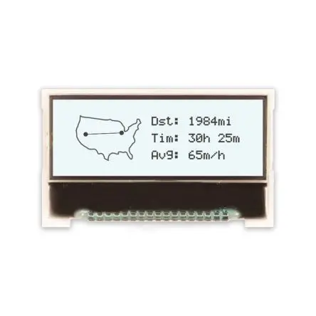Produktfoto 1 von NEWHAVEN DISPLAY INTERNATIONAL NHD Monochrom LCD, Grafisches LCD-Display LED Weiß 128 x 32 Bildpunkte 128 x 32 Pixel,