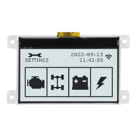 Produktfoto 1 von NEWHAVEN DISPLAY INTERNATIONAL NHD Monochrom LCD, Grafisches LCD-Display LED Weiß 128 x 64 Pixel, Hintergrund Weiß,