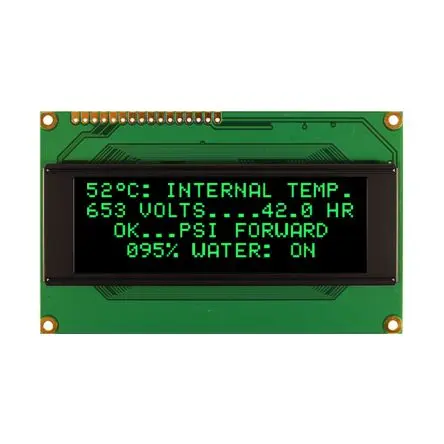 Produktfoto 1 von NEWHAVEN DISPLAY INTERNATIONAL Grün OLED-Display, 77 x 25.2 mm Seriell/Parallel