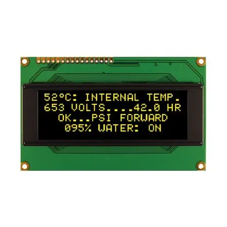 Produktfoto 1 von NEWHAVEN DISPLAY INTERNATIONAL Gelb OLED-Display, 72.42 x 22.82 mm 1/16 Zoll Seriell/Parallel