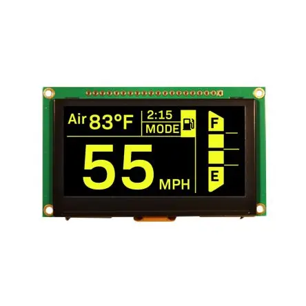 Produktfoto 1 von NEWHAVEN DISPLAY INTERNATIONAL 2.7 Zoll Weiß OLED-Display, 63.41 x 32.69 mm Seriell/Parallel