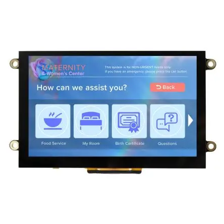 Produktfoto 1 von NEWHAVEN DISPLAY INTERNATIONAL Farb-LCD 5 Zoll HDMI, USB Touchscreen Kapazitiv, 800 x 480 Pixel, 108 x 64.8 mm LED