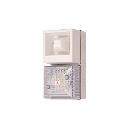 Produktfoto 1 von Clifford & Snell YL40 LED, Filament/Warnsummer-Licht Schall- und Lichtsignal-Kombination 48V dc Klar IP65 Basis / 108 dB