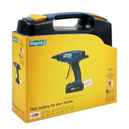 Produktfoto 1 von Rapid BGX500 Schnurlos Heißklebepistole für 193 mm Klebesticks