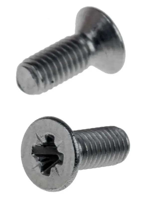 Produktfoto 1 von RS PRO Senkkopf Pozi Schrauben A2, M3 x 8.0mm Edelstahl