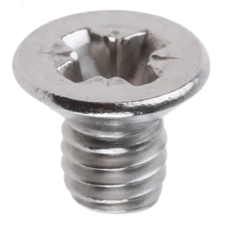 Produktfoto 1 von RS PRO Senkkopf Pozi Schrauben A2, M4 x 6.0mm Edelstahl