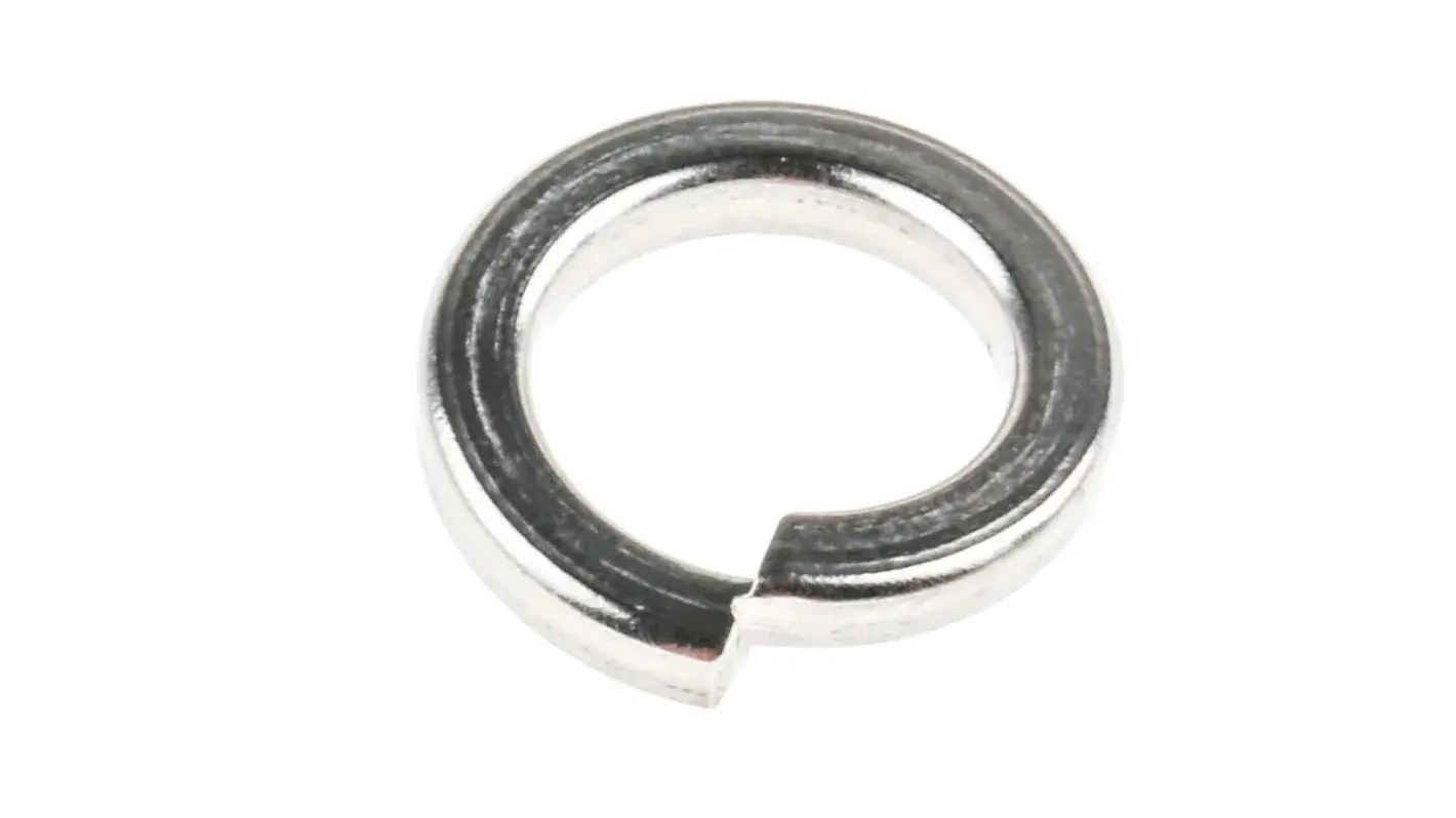 Produktfoto 1 von RS PRO Unterlegscheiben für M8 Schrauben glatt, Edelstahl Schloss, 2 mm x 8.1 mm