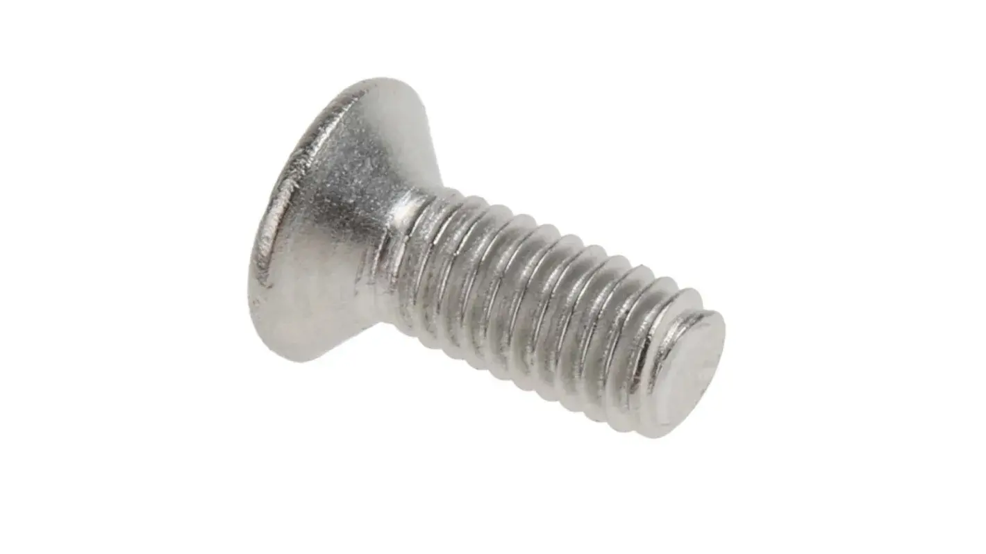 Produktfoto 1 von RS PRO Senkkopf Pozi Schrauben A4, M3 x 8.0mm Edelstahl