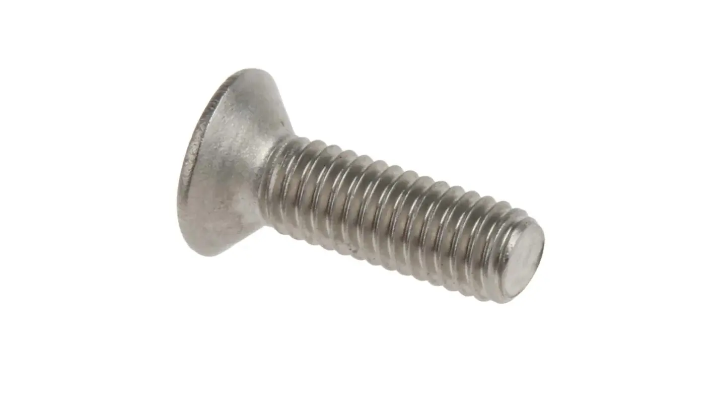 Produktfoto 1 von RS PRO Senkkopf Pozi Schrauben A4, M3 x 10.0mm Edelstahl