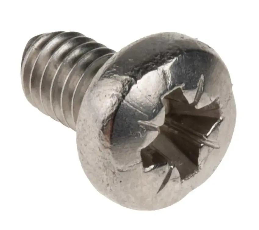 Produktfoto 1 von RS PRO Linsenkopf Pozi Schrauben A2, M4 x 6.0mm Edelstahl
