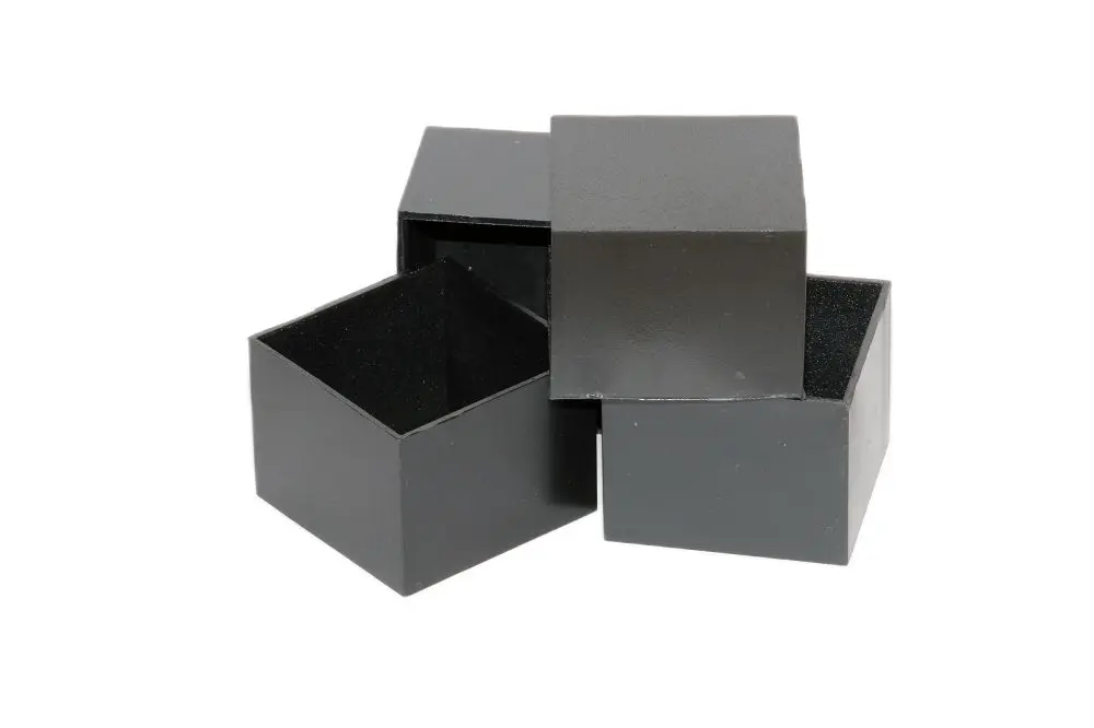 Produktfoto 1 von Hammond ABS Vergussmassenbox Schließer (NO), Schwarz, 39.88 mm 29.21 mm, 39.88 mm, Wandstärke 1 mm
