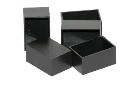 Produktfoto 1 von Hammond ABS Vergussmassenbox Schließer (NO), Schwarz, 29.97 mm 14.99 mm, 20.07 mm, Wandstärke 1 mm
