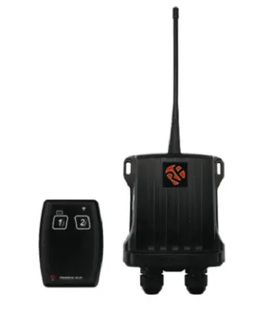 Produktfoto 1 von RF Solutions Fernbedienungssystem 433 MHz FM 2 Kanäle, 2-Tasten Handsender 12/30 V dc
