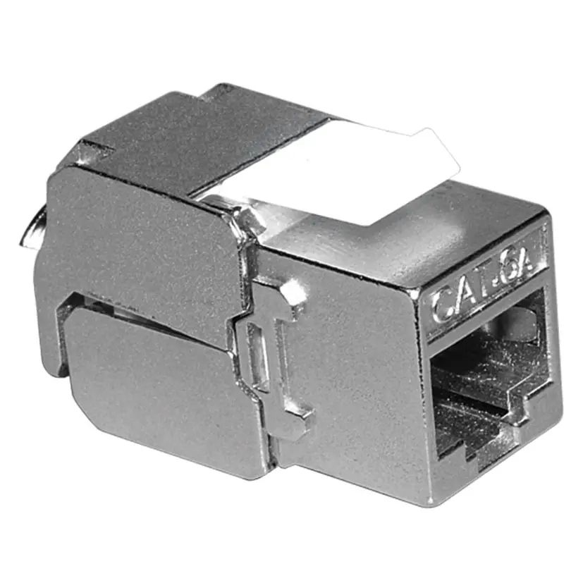 Decelect Buchse RJ45-Steckverbinder, 1-Port 1-polig Zinkdruckguss Kabel
