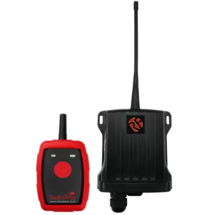 Produktfoto 1 von RF Solutions Fernbedienungssystem 433 MHz FSK, LoRa 1 Kanäle, 1-Tasten Handsender 6/32 V