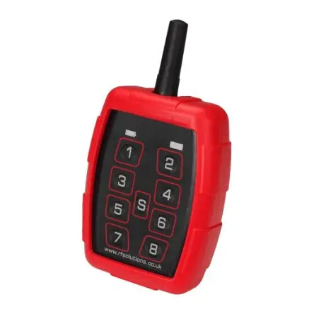 Produktfoto 1 von RF Solutions Übertrager 433 MHz FSK, LoRa 16 Kanäle, 16-Tasten Handsender 4.5 V