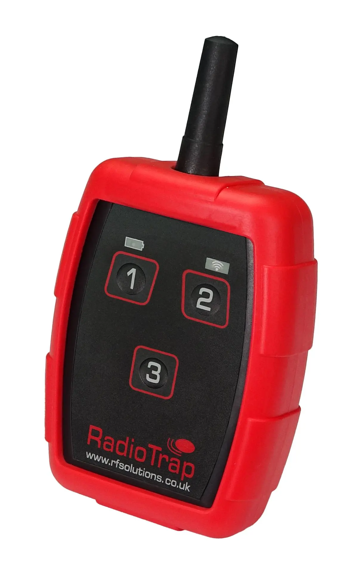 Produktfoto 1 von RF Solutions Übertrager 433 MHz FSK, LoRa 3 Kanäle, 3-Tasten Handsender 4.5 V