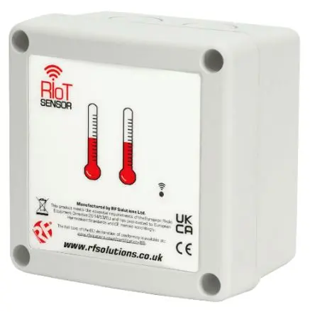 Produktfoto 1 von RF Solutions Fernsteuerung-Anhänger, 868 MHz LoRa 2-Kanäle 5/15 V dc